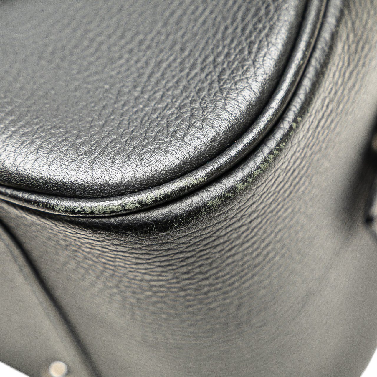 Burberry Leather Boston Bag Zwart