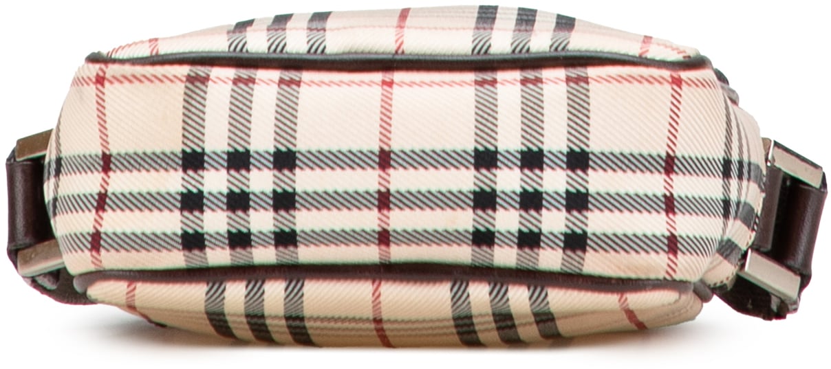 Burberry House Check Canvas Crossbody Bruin