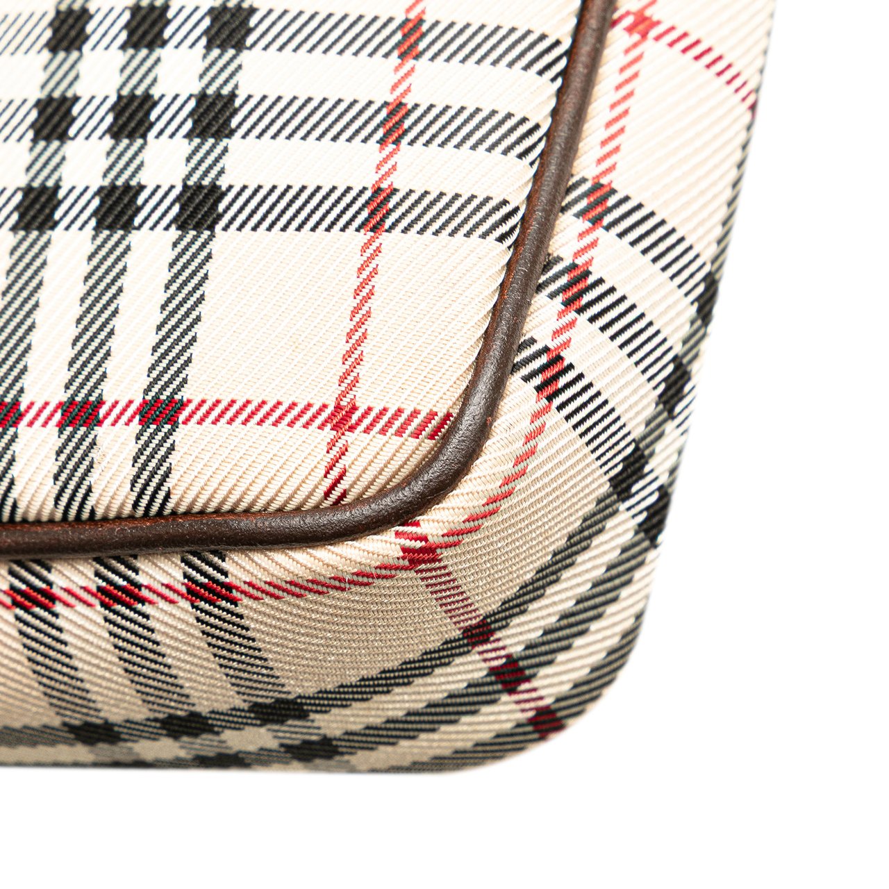 Burberry House Check Canvas Crossbody Bruin