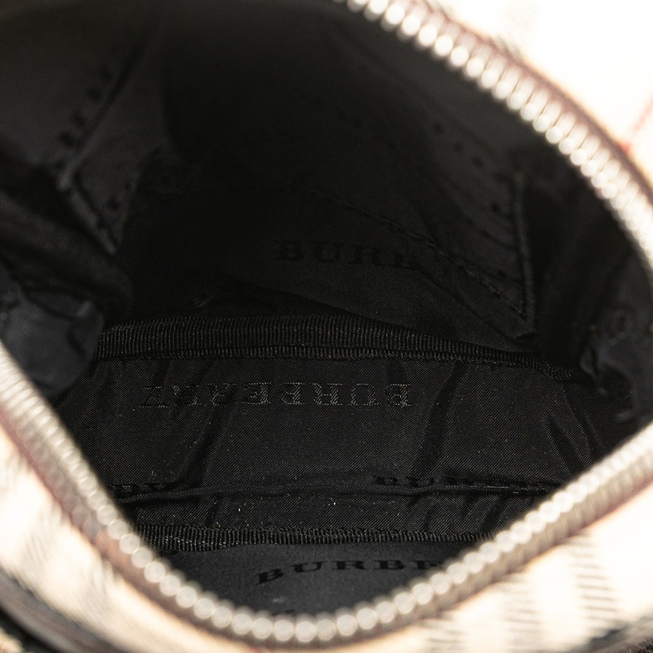 Burberry House Check Canvas Crossbody Bruin