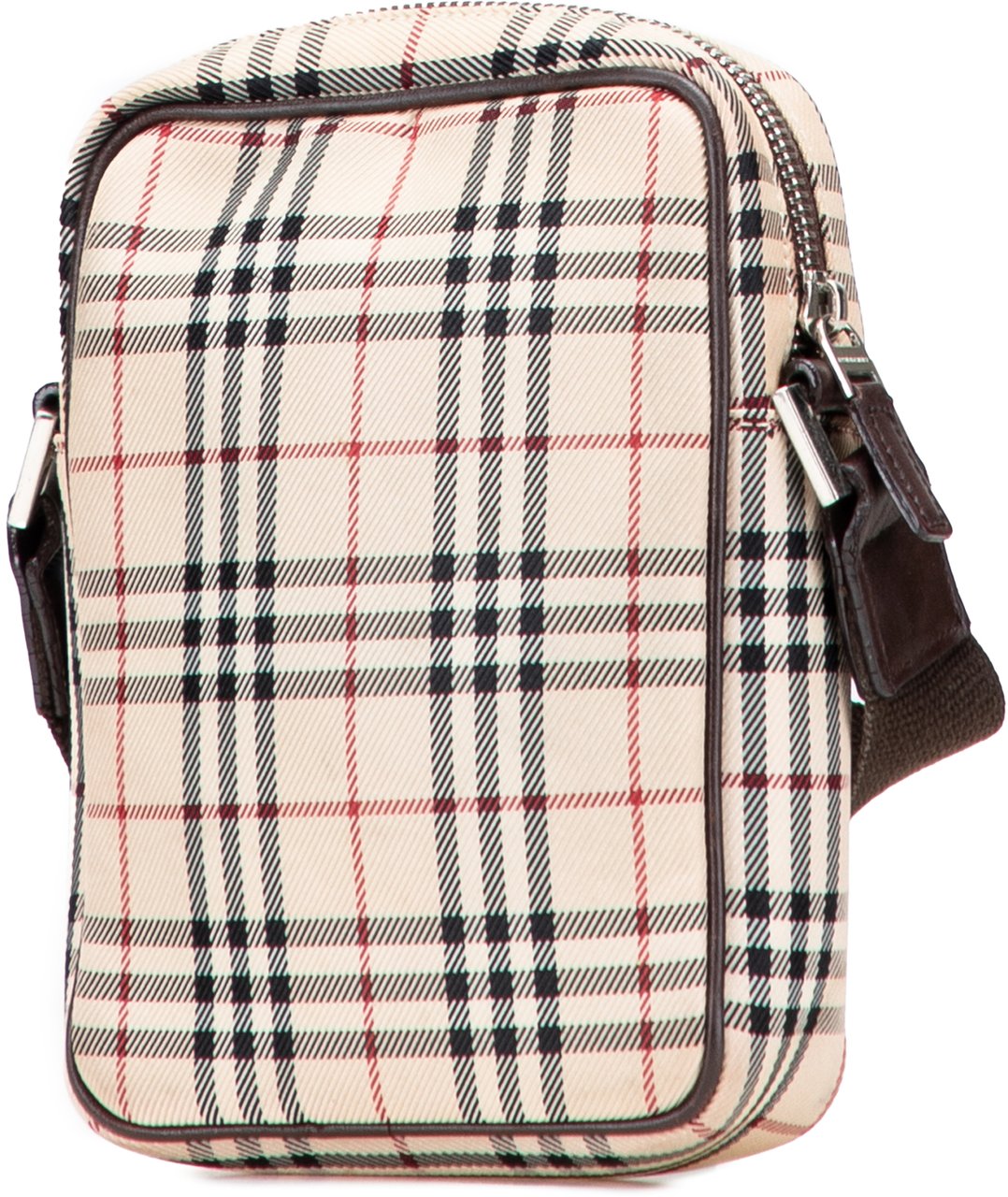 Burberry House Check Canvas Crossbody Bruin