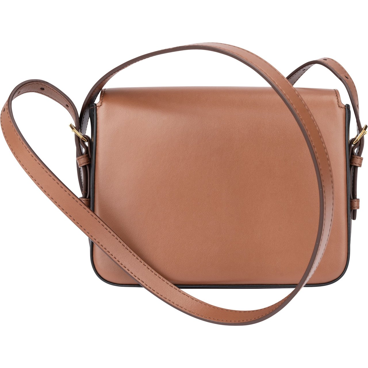 Burberry Burberry Brown Leather Grace Crossbody Bag Bruin