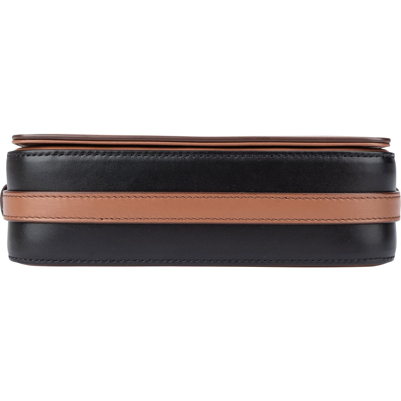 Burberry Burberry Brown Leather Grace Crossbody Bag Bruin