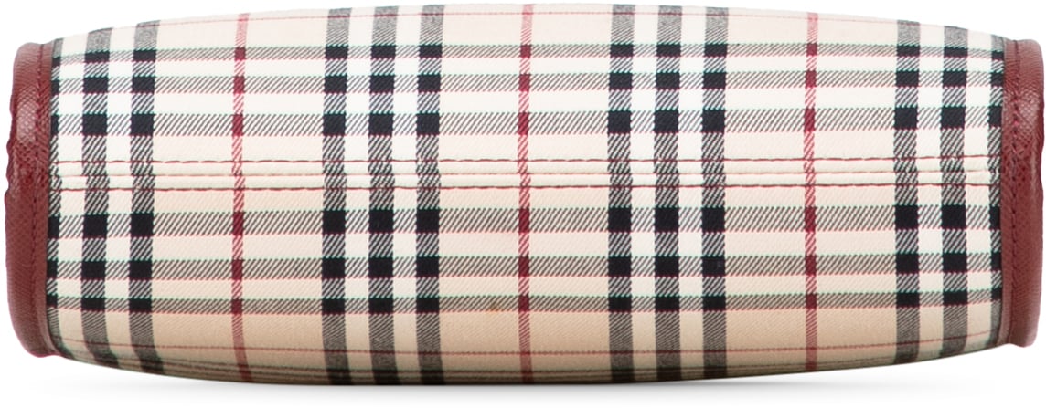 Burberry House Check Canvas Crossbody Bruin