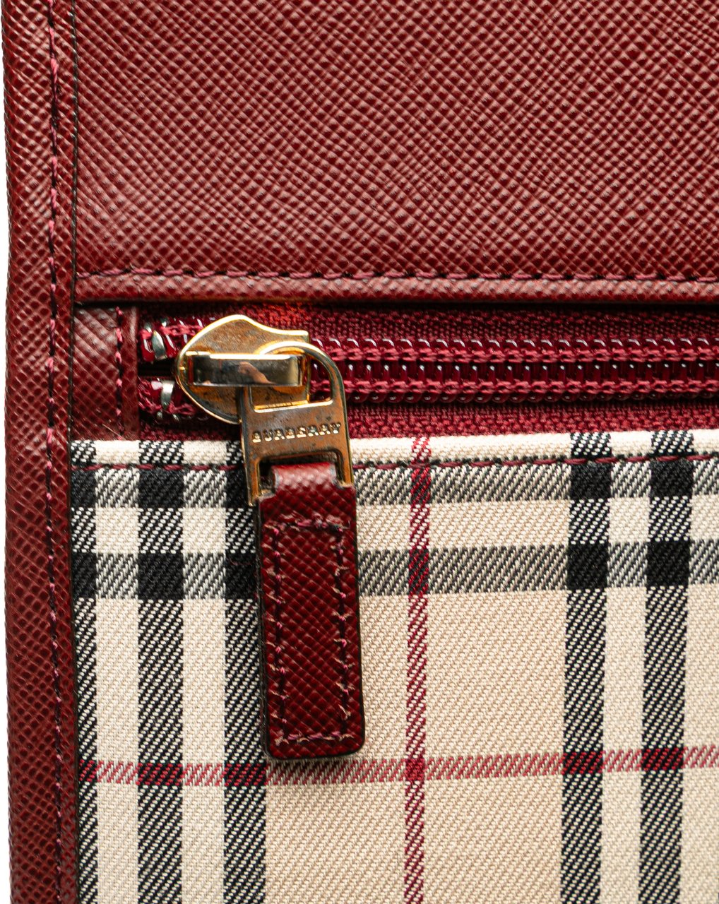 Burberry House Check Canvas Crossbody Bruin