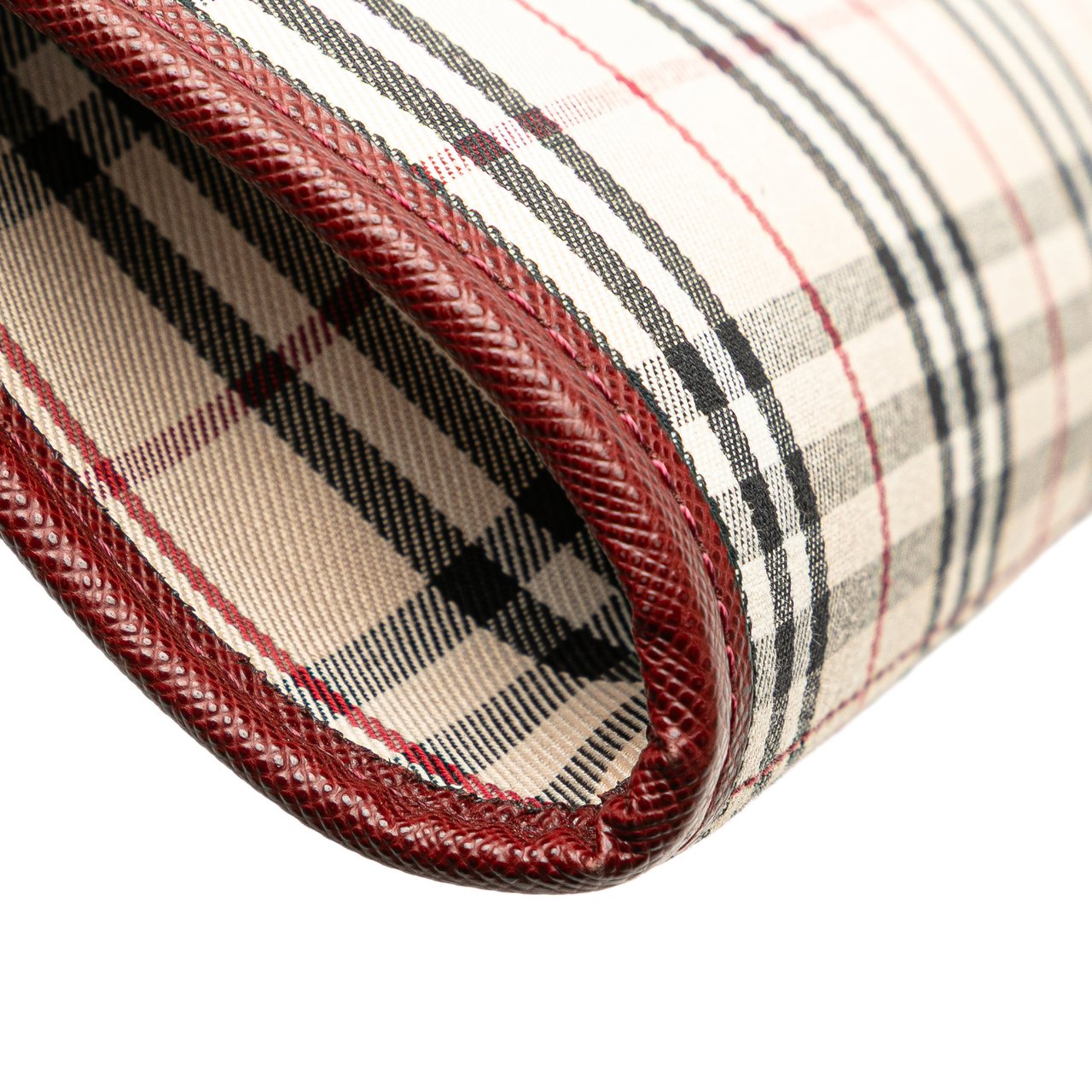 Burberry House Check Canvas Crossbody Bruin