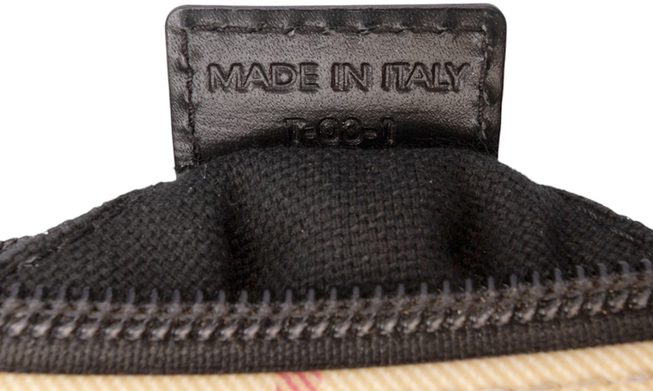 Burberry House Check Coated Canvas Crossbody Bruin