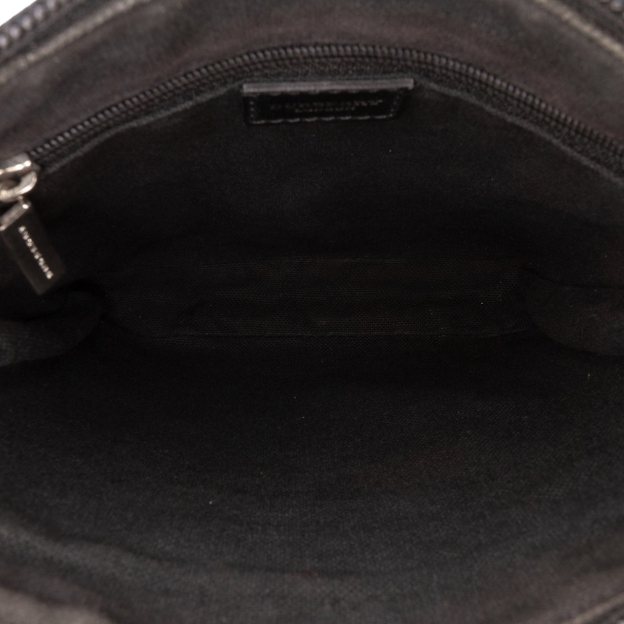 Burberry House Check Coated Canvas Crossbody Bruin