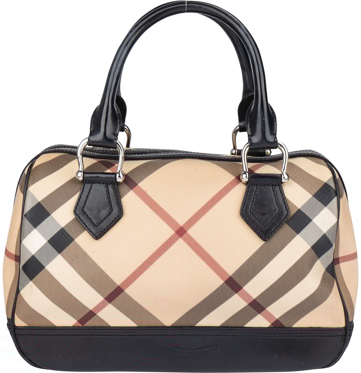 Burberry Burberry Nova-Check Monogram Handbag Bruin