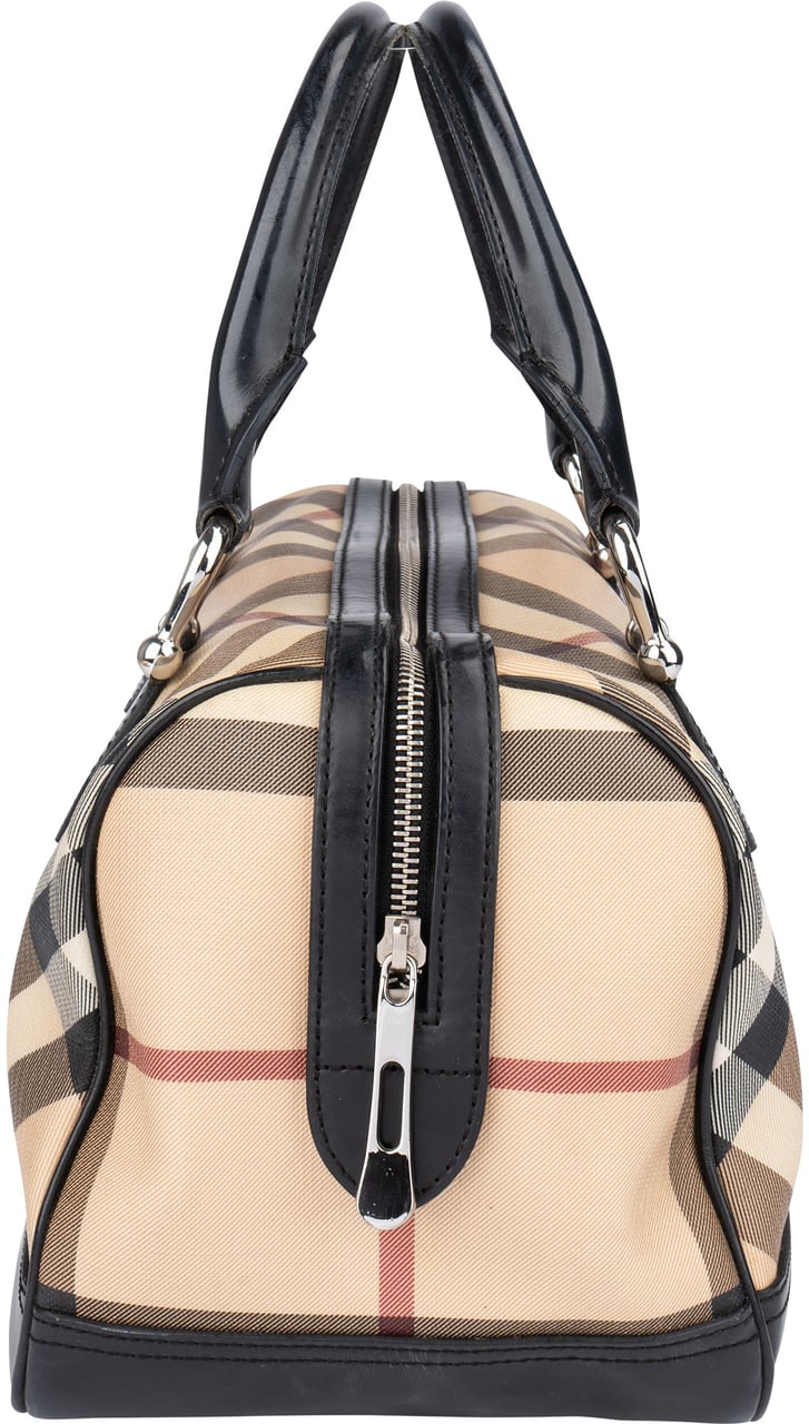 Burberry Burberry Nova-Check Monogram Handbag Bruin