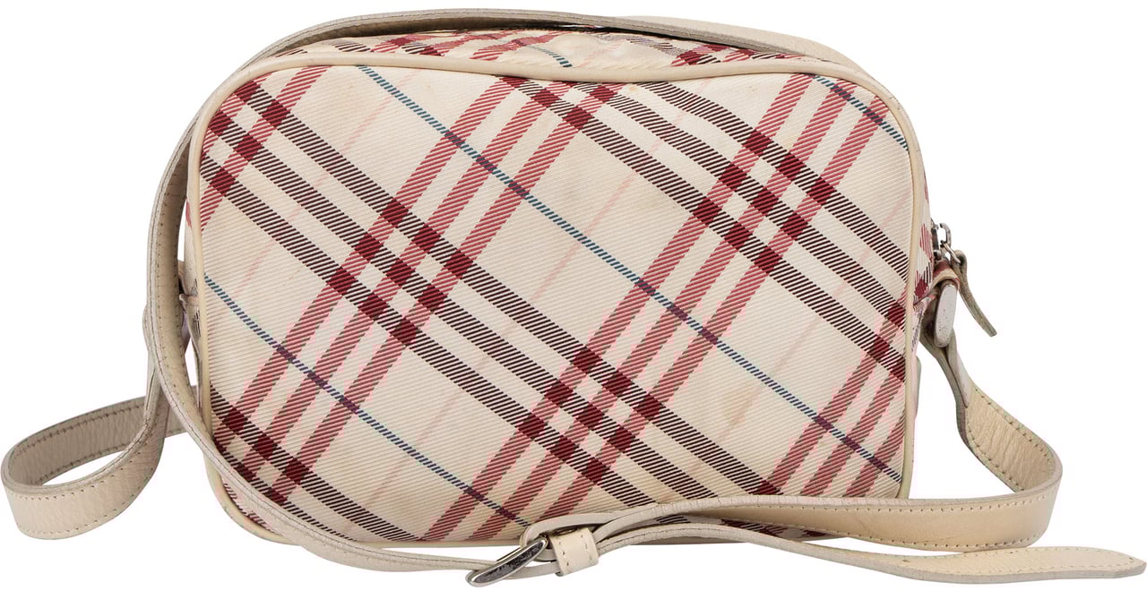Burberry Burberry Nova-Check Blue Label Crossbody Bag Wit