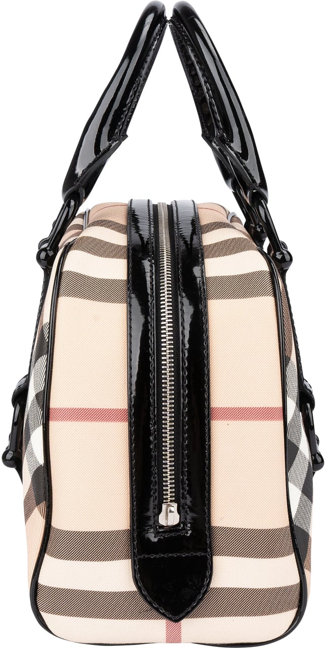 Burberry Burberry Nova-Check Monogram Handbag Beige