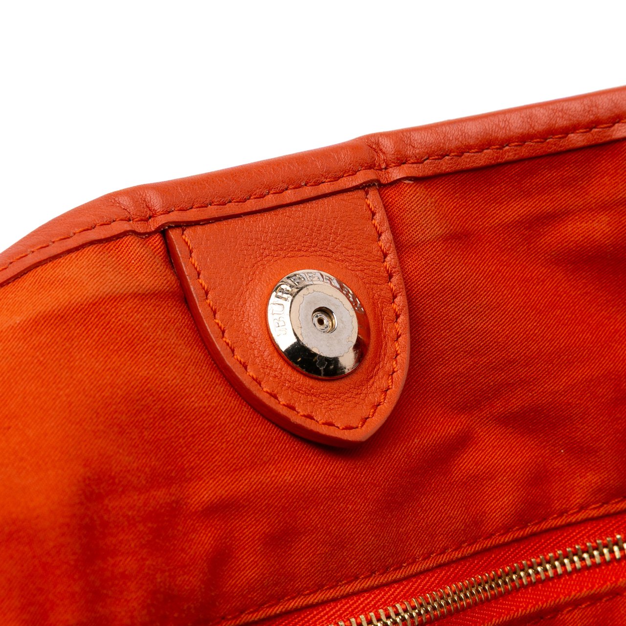 Burberry Small Leather Trimmed Haymarket Check Coated Canvas Canterbury Tote Bruin