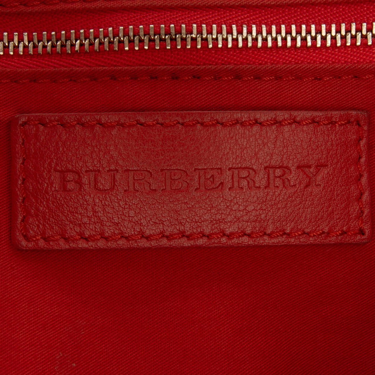 Burberry Small Leather Trimmed Haymarket Check Coated Canvas Canterbury Tote Bruin