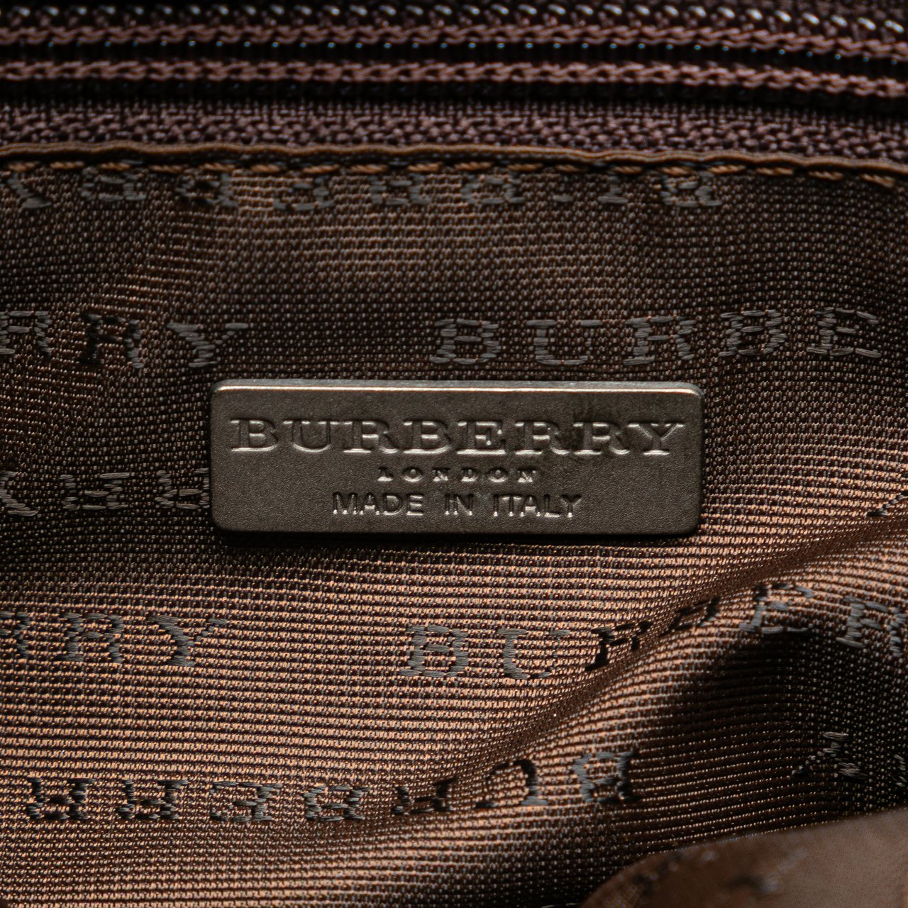 Burberry House Check Coated Canvas Backpack Bruin