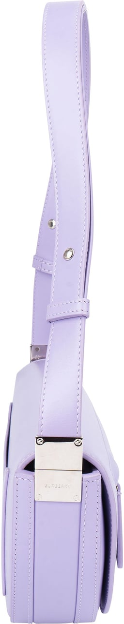 Burberry Burberry Lilac Leather Olympia  Crossbody Bag Paars