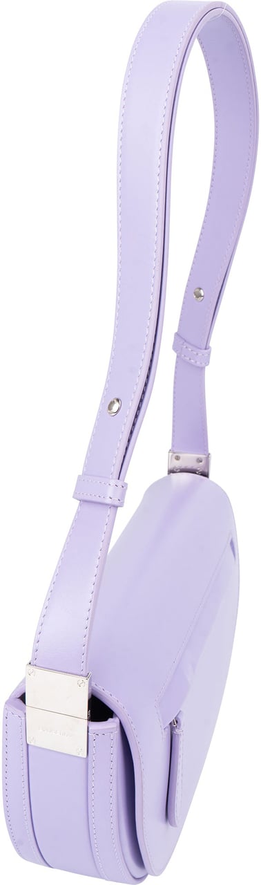 Burberry Burberry Lilac Leather Olympia  Crossbody Bag Paars