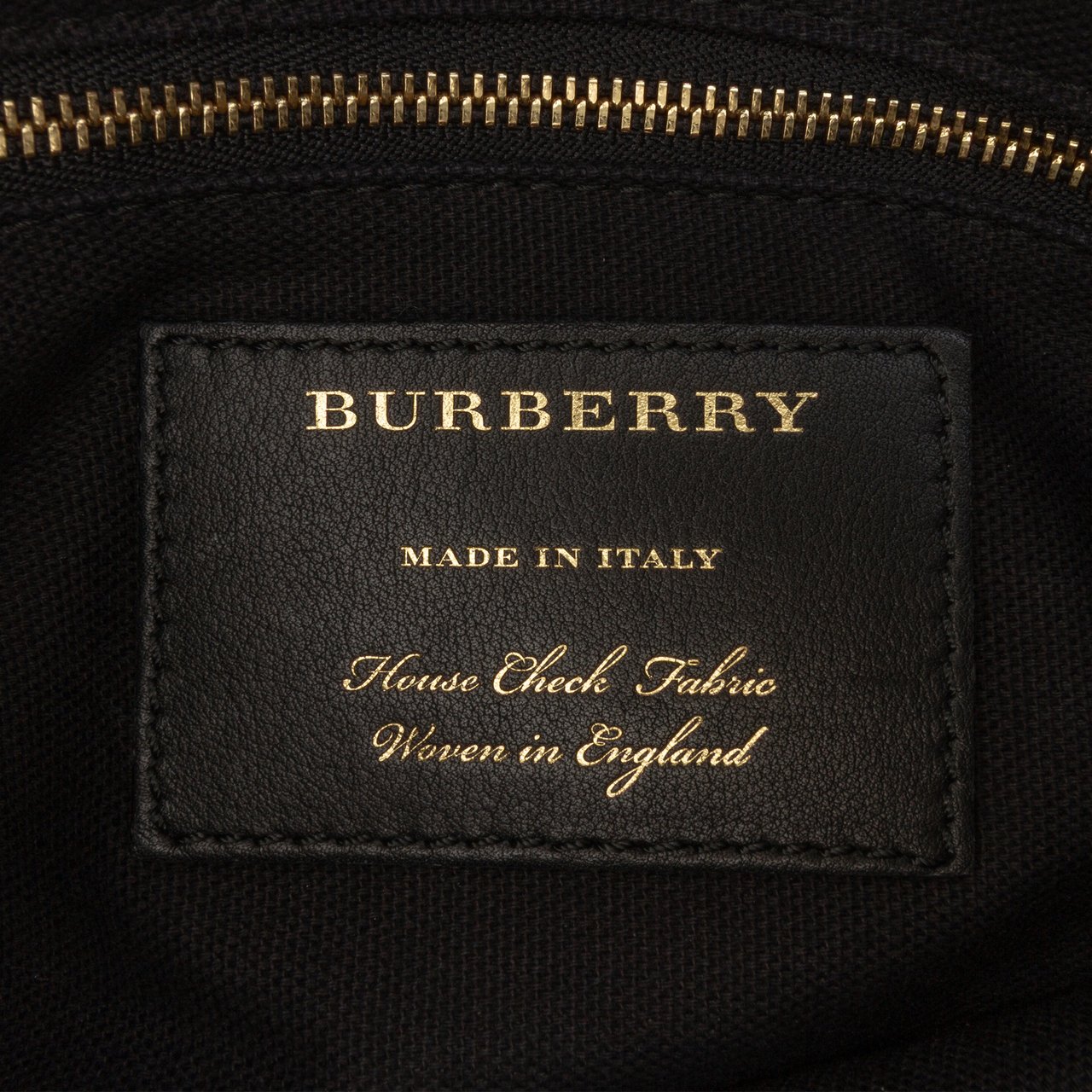 Burberry Medium Leather and House Check Banner Satchel Rood