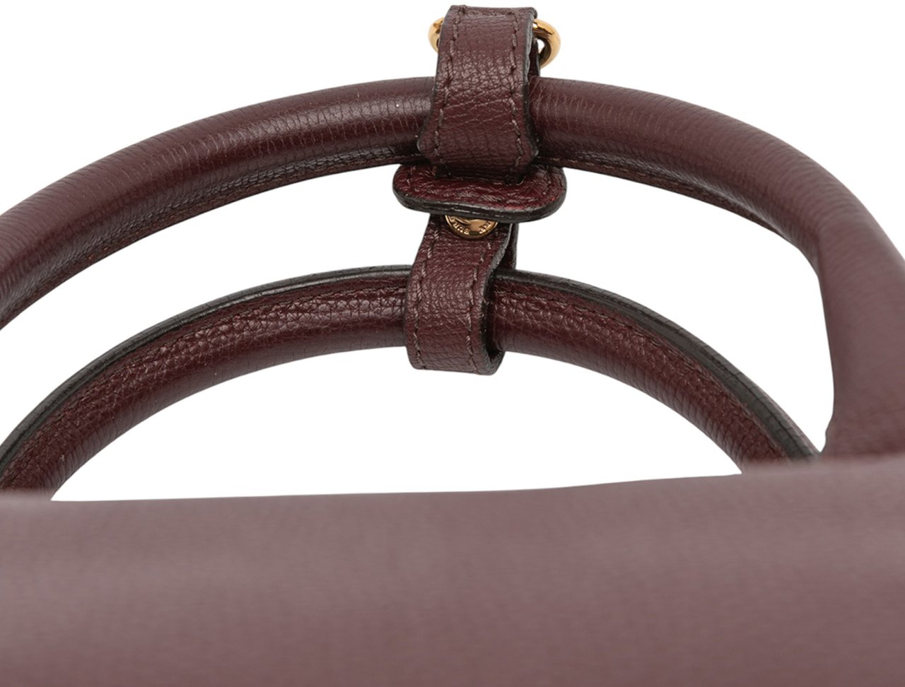 Burberry Medium Leather and House Check Banner Satchel Rood