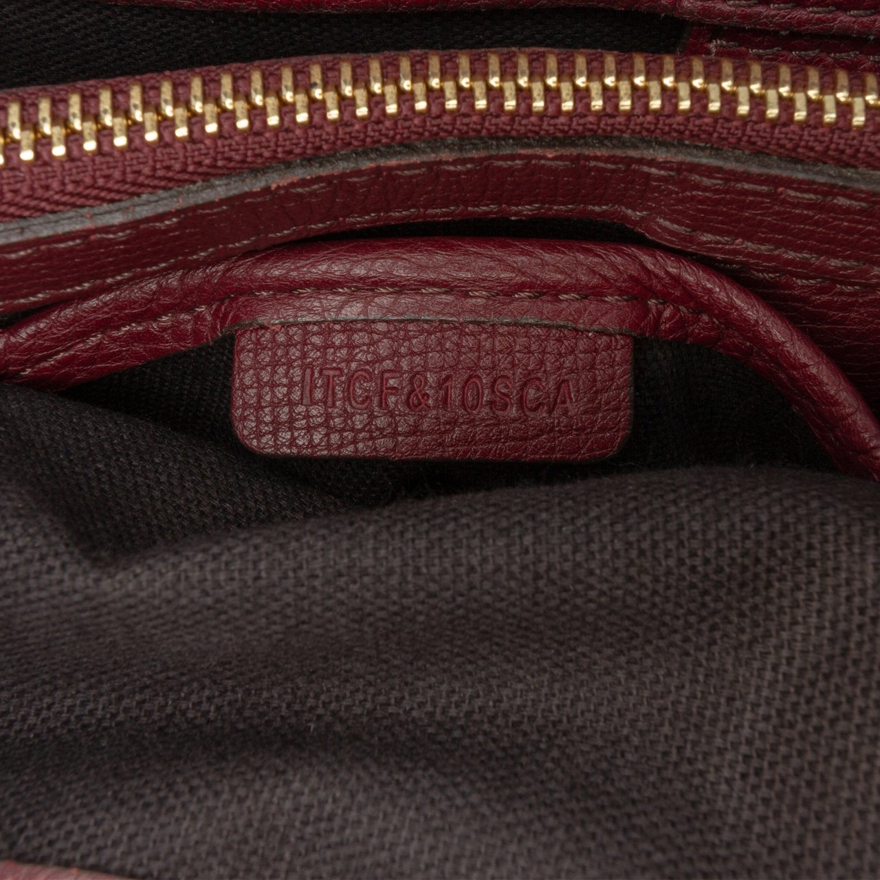 Burberry Medium Leather and House Check Banner Satchel Rood