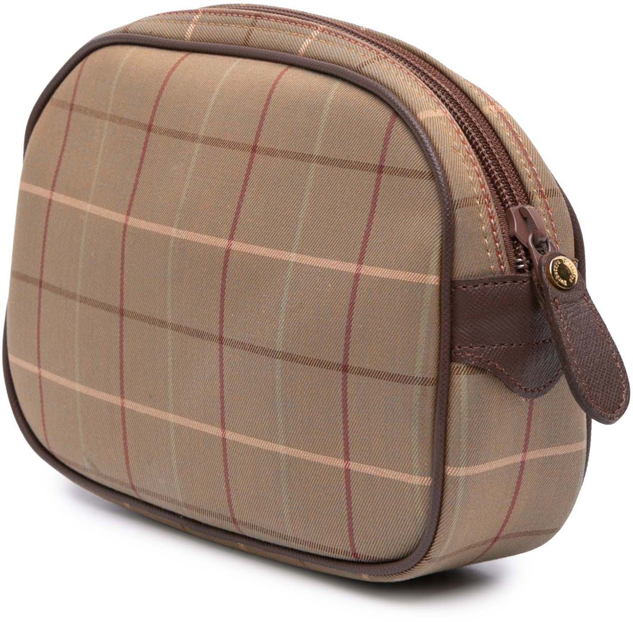Burberry Vintage Check Canvas Clutch Bruin