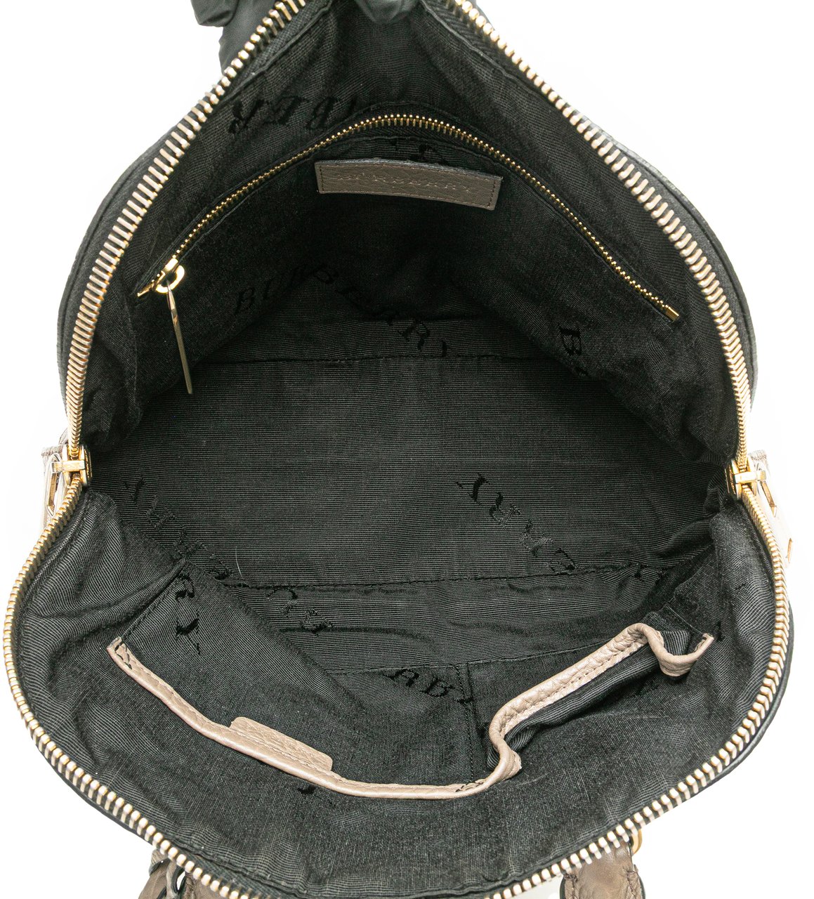 Burberry Small Grained Calfskin Heritage Orchard Bowling Bag Bruin