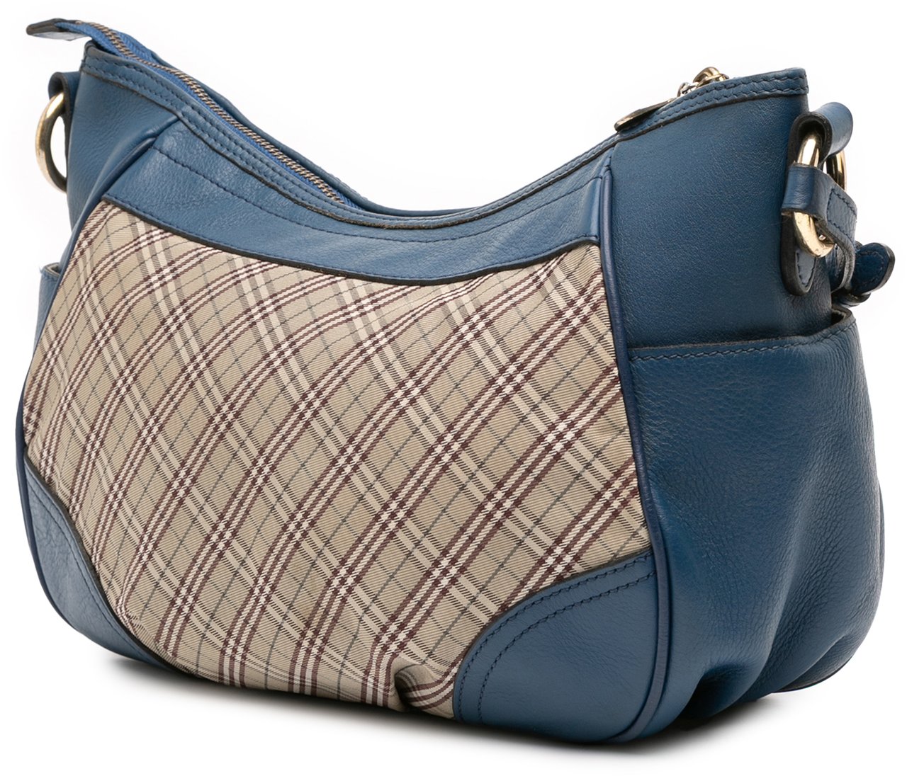 Burberry Nova Check Canvas Crossbody Bruin