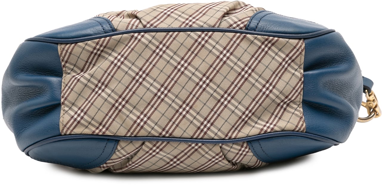 Burberry Nova Check Canvas Crossbody Bruin