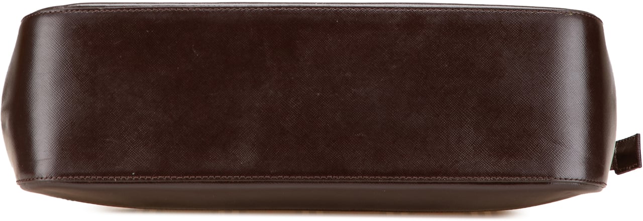 Burberry Haymarket Check Canvas Handbag Bruin