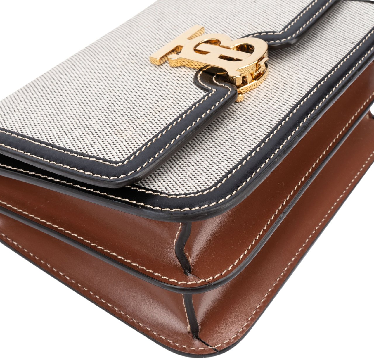 Burberry Tri-Tone TB Crossbody Bag Bruin