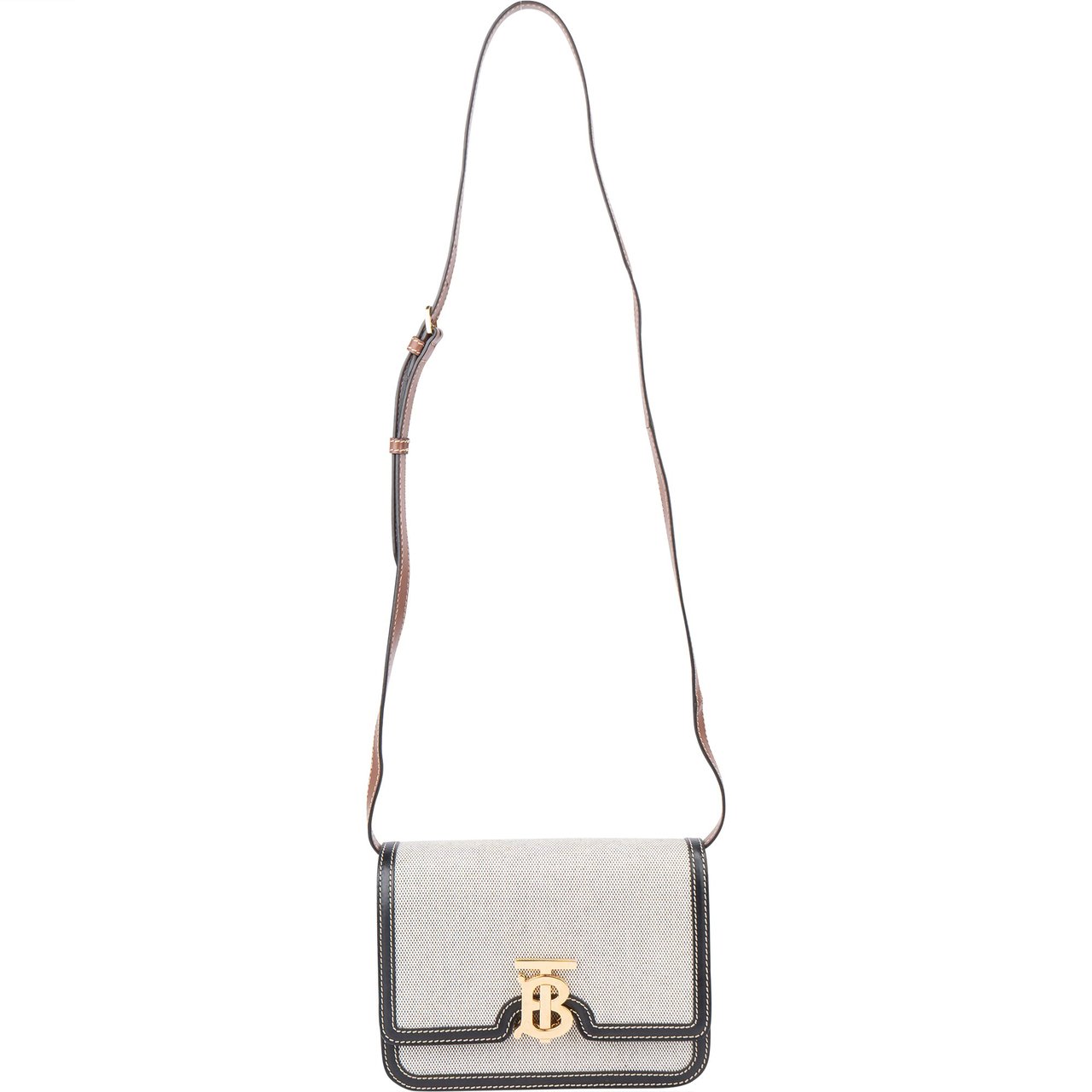 Burberry Tri-Tone TB Crossbody Bag Bruin
