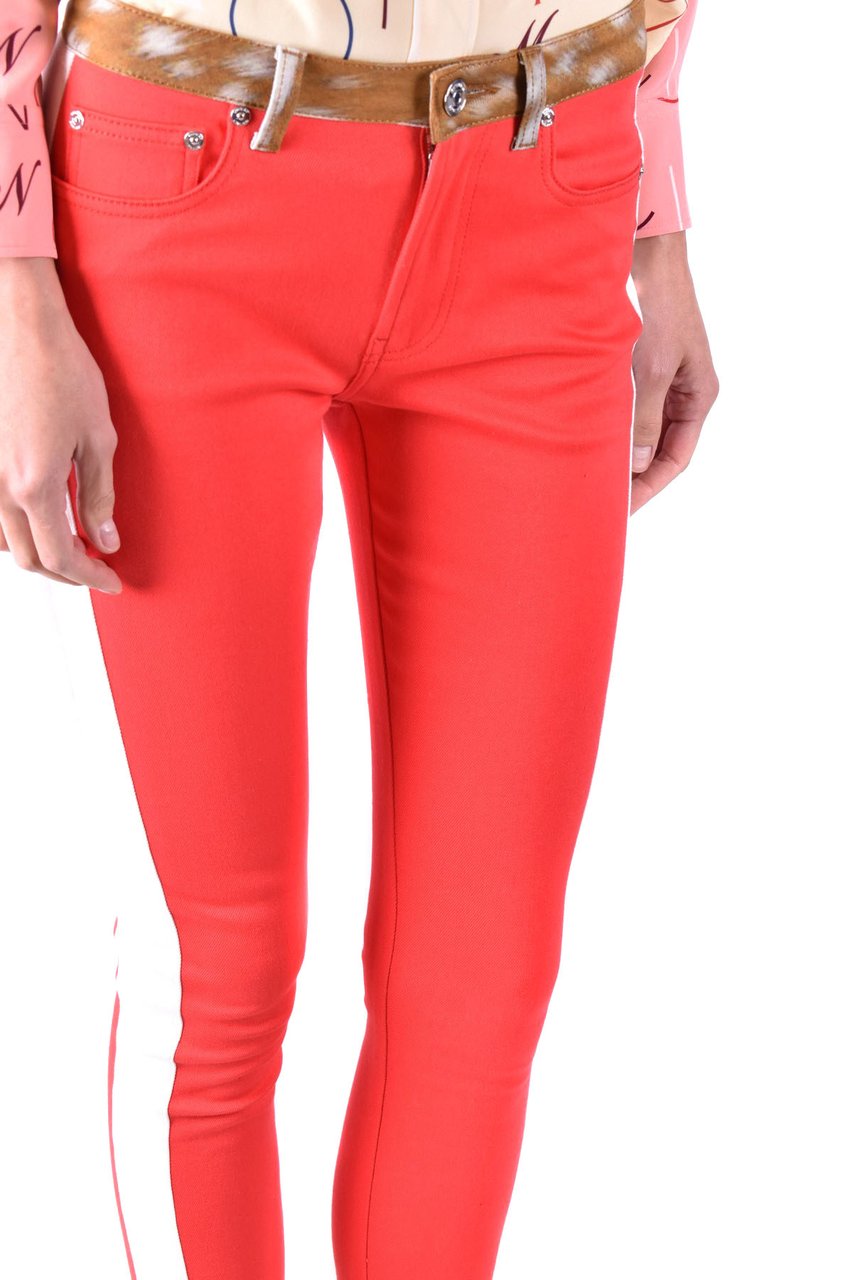 Burberry Trousers Red Rood