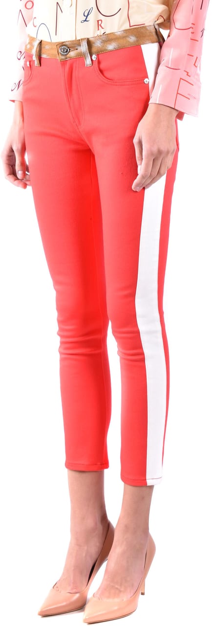 Burberry Trousers Red Rood