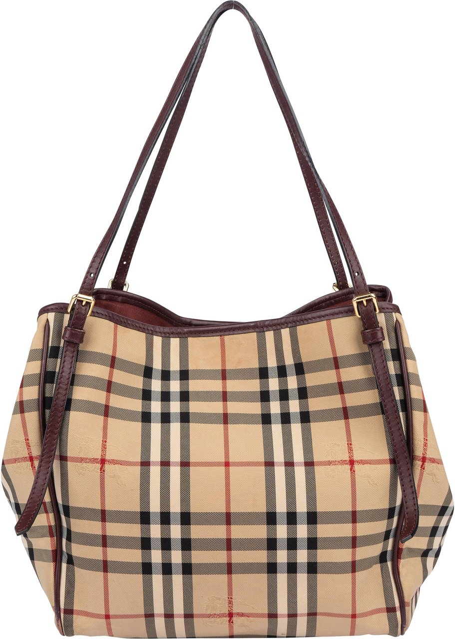 Burberry Burberry Nova-Check Monogram Canterbury Shoulder Bag Beige