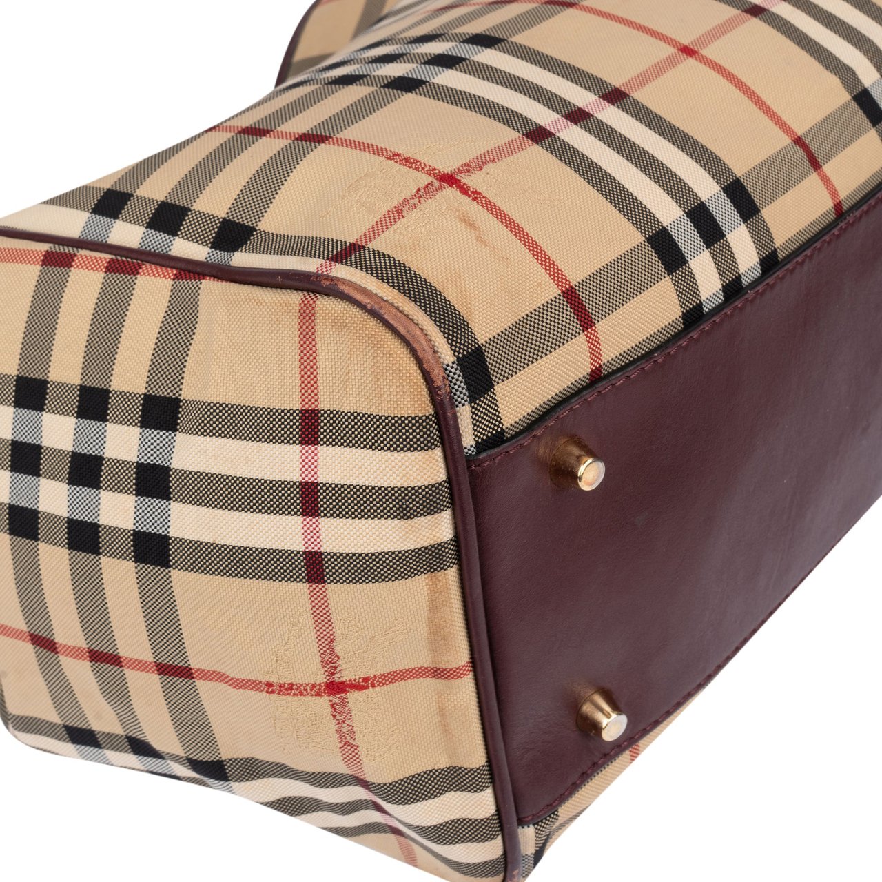 Burberry Burberry Nova-Check Monogram Canterbury Shoulder Bag Beige