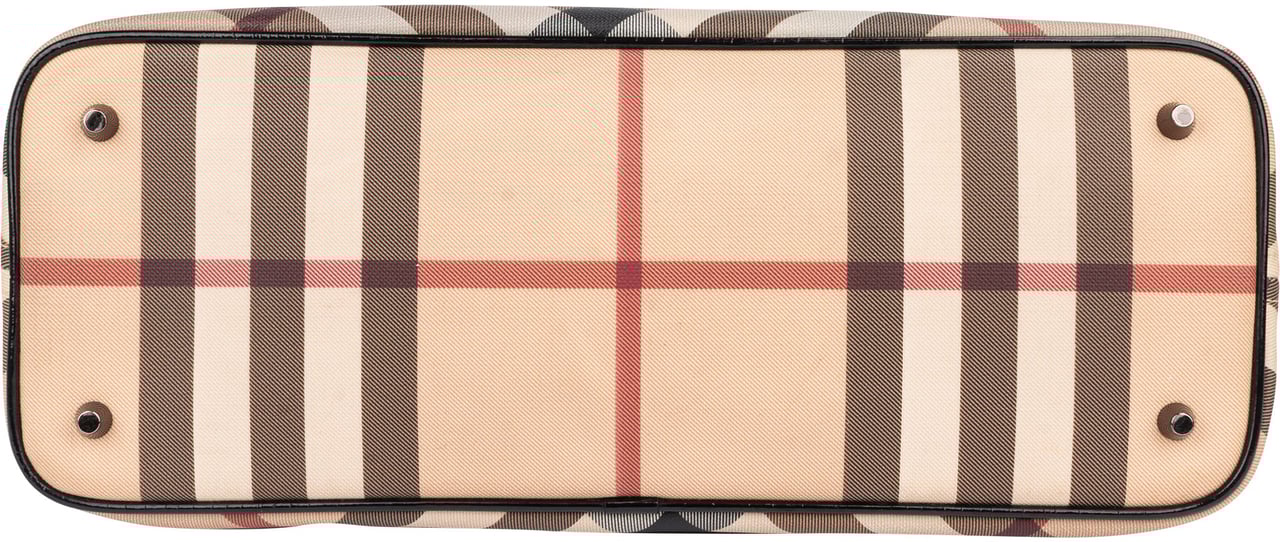 Burberry Burberry Nova-Check Monogram Handbag Beige