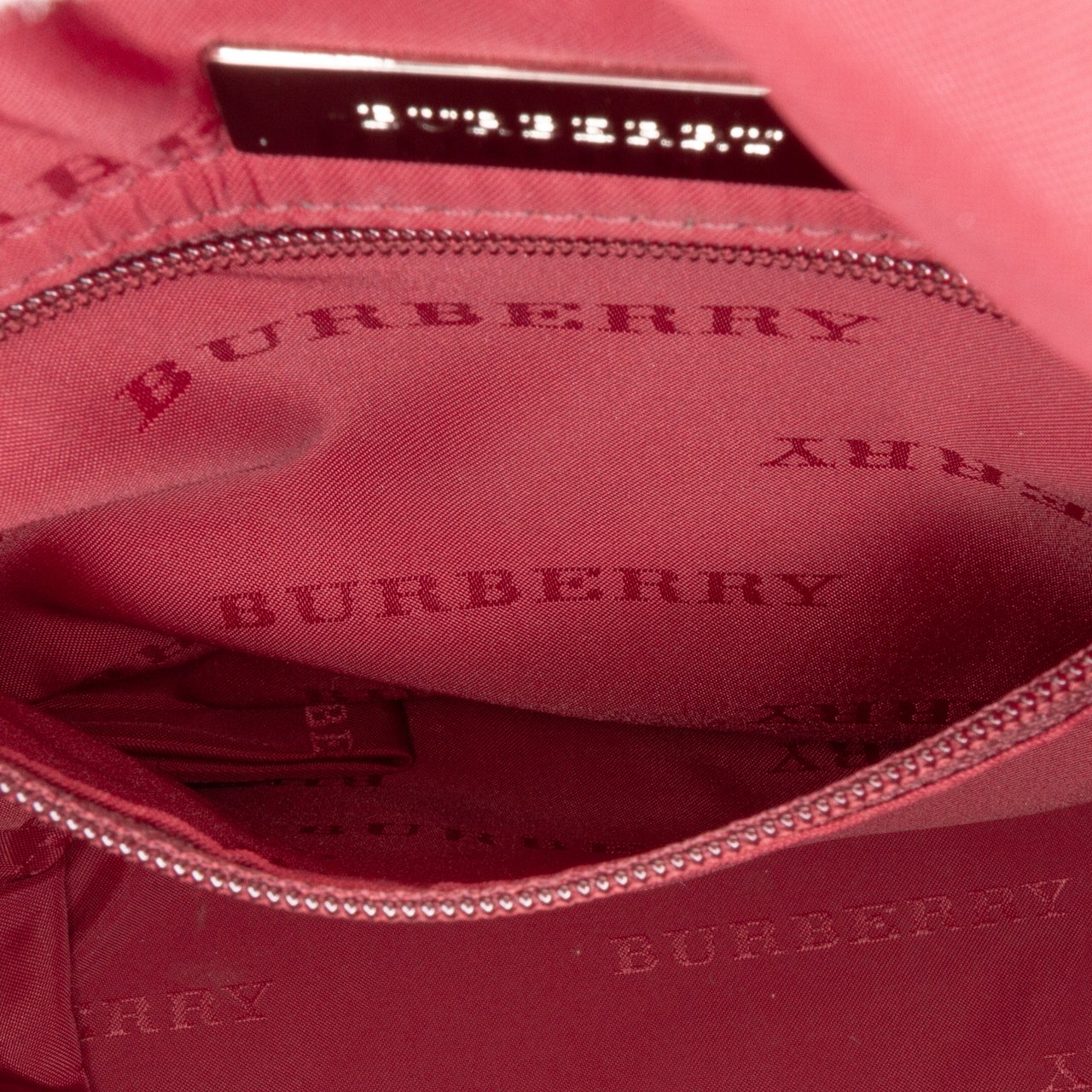 Burberry Velvet Trimmed House Check Canvas Bucket Bag Bruin