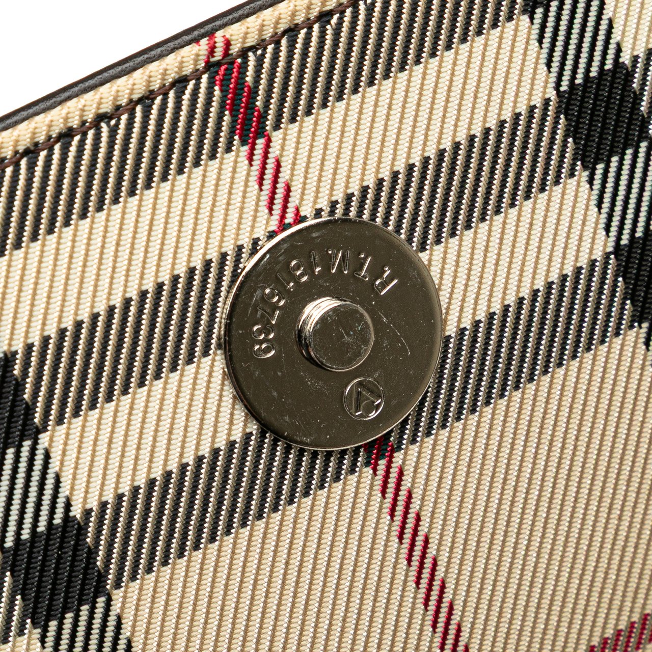 Burberry House Check Canvas Flap Crossbody Bruin