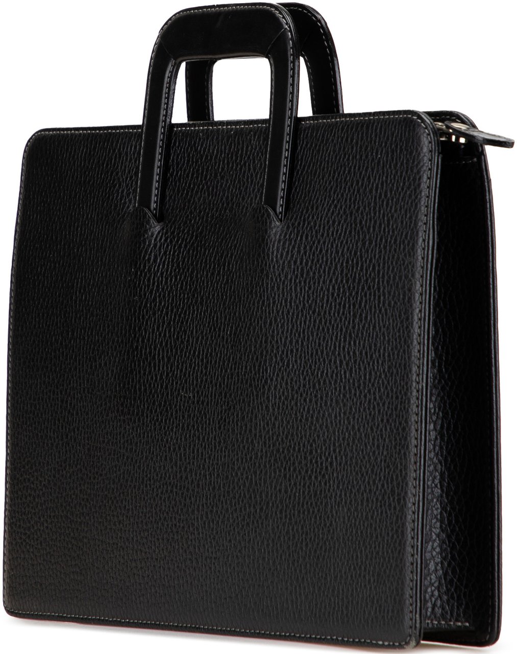 Burberry Leather Business Bag Zwart