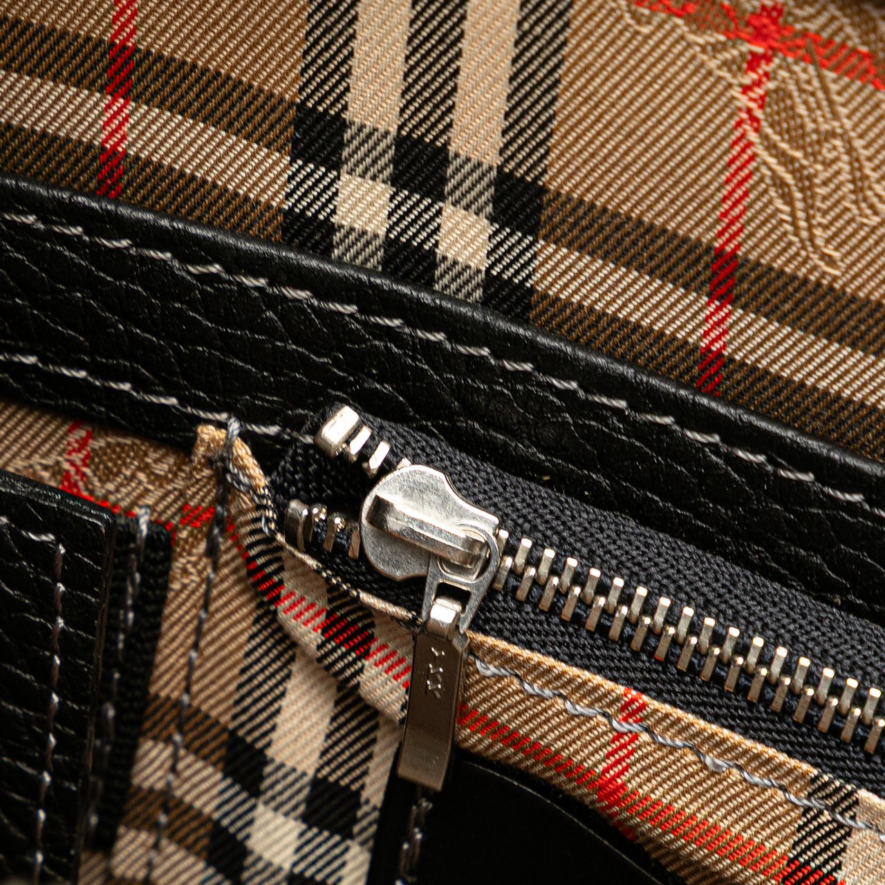 Burberry Leather Business Bag Zwart