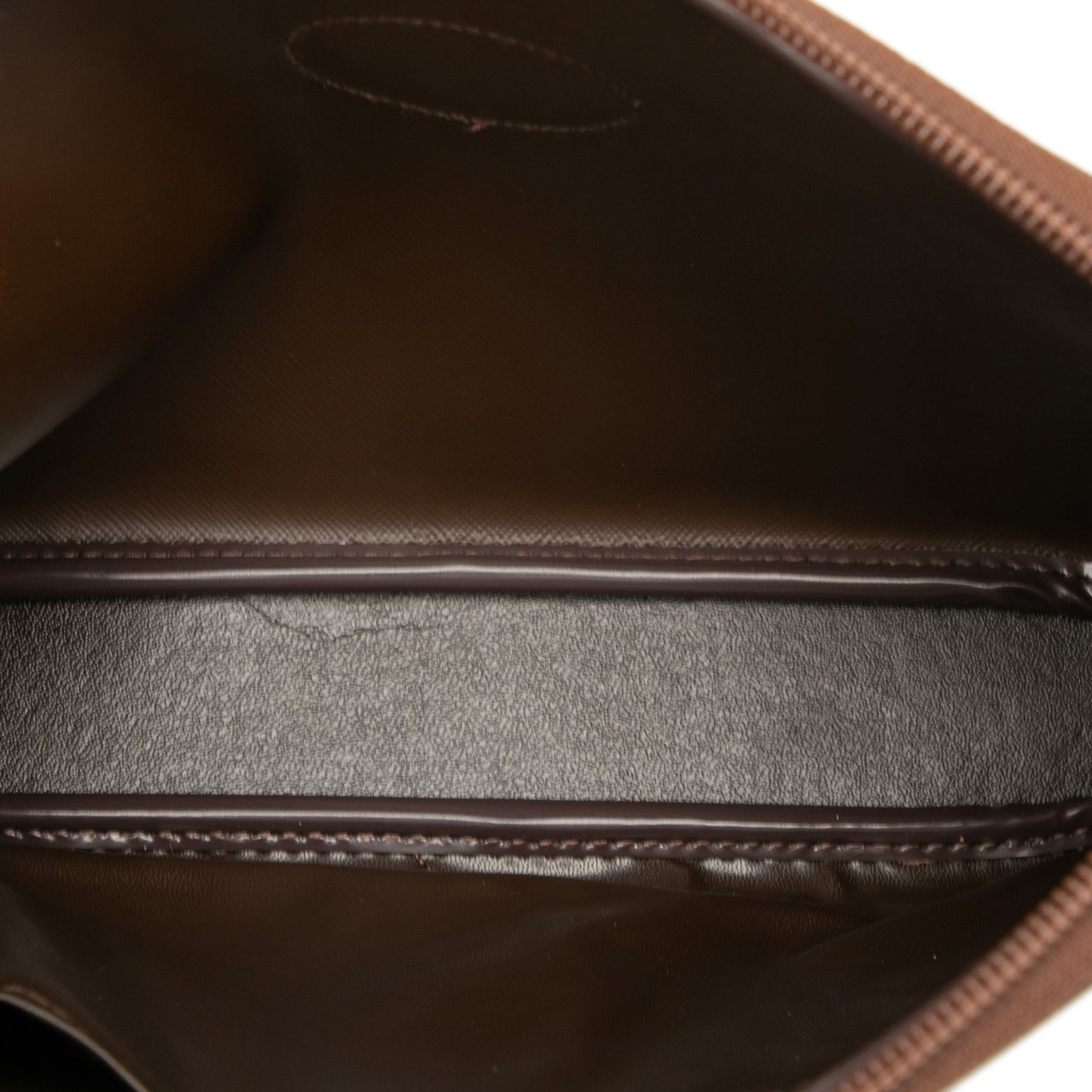 Burberry Vintage Check Canvas Clutch Bruin