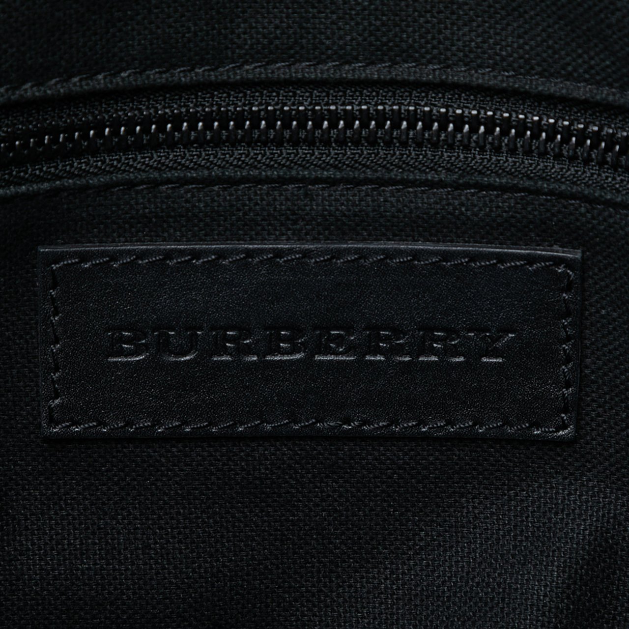 Burberry Haymarket Check Coated Canvas Vertical Tote Bruin