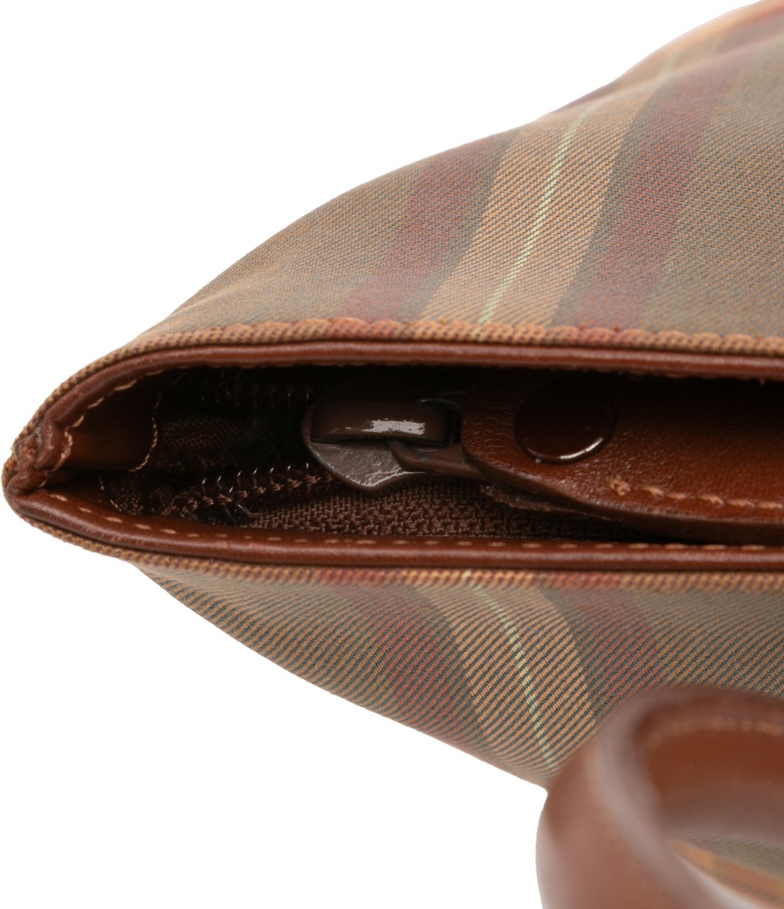 Burberry Vintage Check Canvas Bucket Bag Bruin