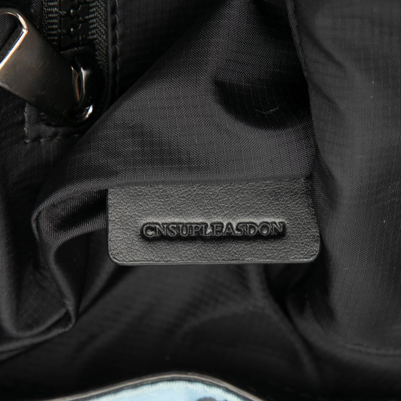 Burberry Supernova Check Canvas and Nylon Backpack Blauw