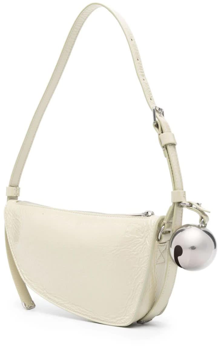 Burberry Shield Sling Mini Lambskin Shoulder Bag Neutraal