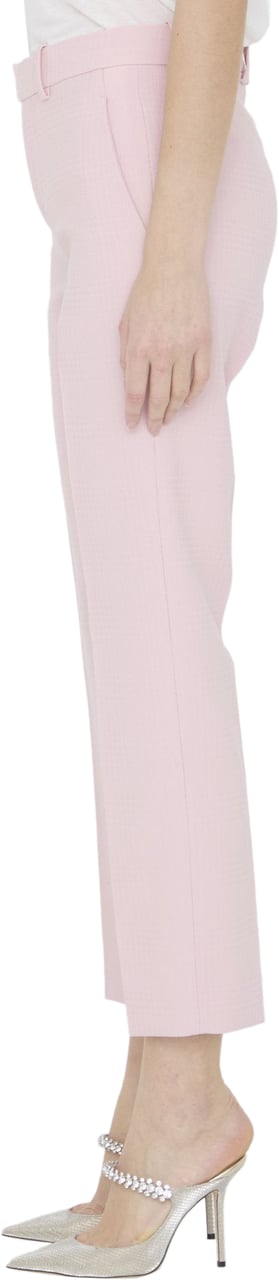 Burberry Wool tailored trousers Roze