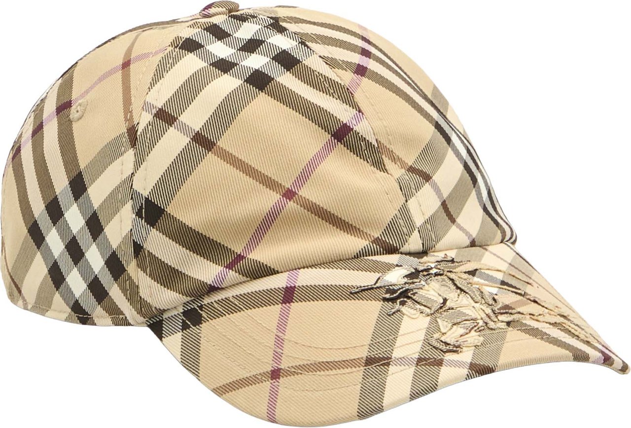 Burberry Check baseball hat Beige