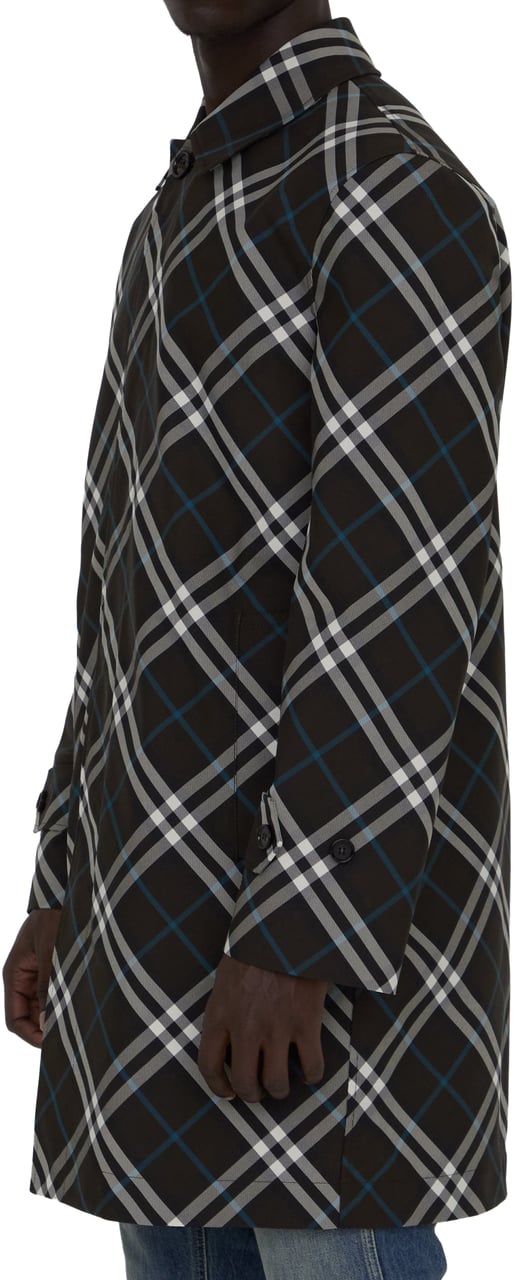 Burberry Check medium trench coat Bruin