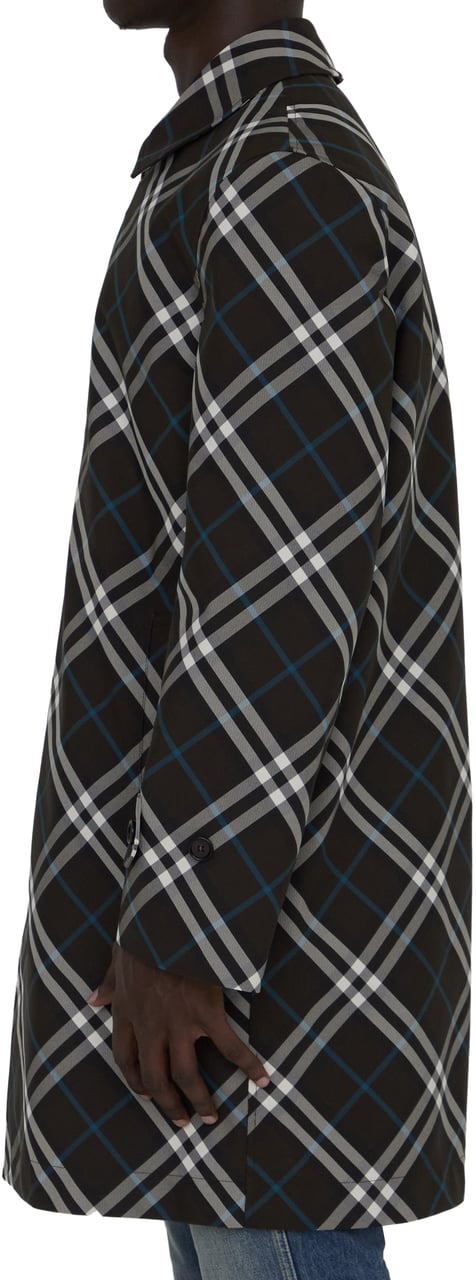 Burberry Check medium trench coat Bruin