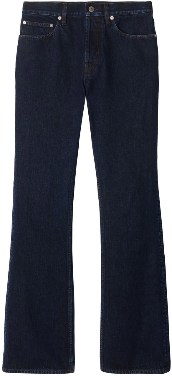 Burberry Flared Indigo Denim Five-Pocket Jeans Zwart